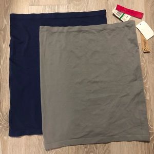 Pair (2) Energie Tube Tops. Juniors L/XL.